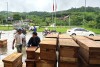 Cấp phát ong giống cho các hộ tham gia mô hình nuôi ong lấy mật