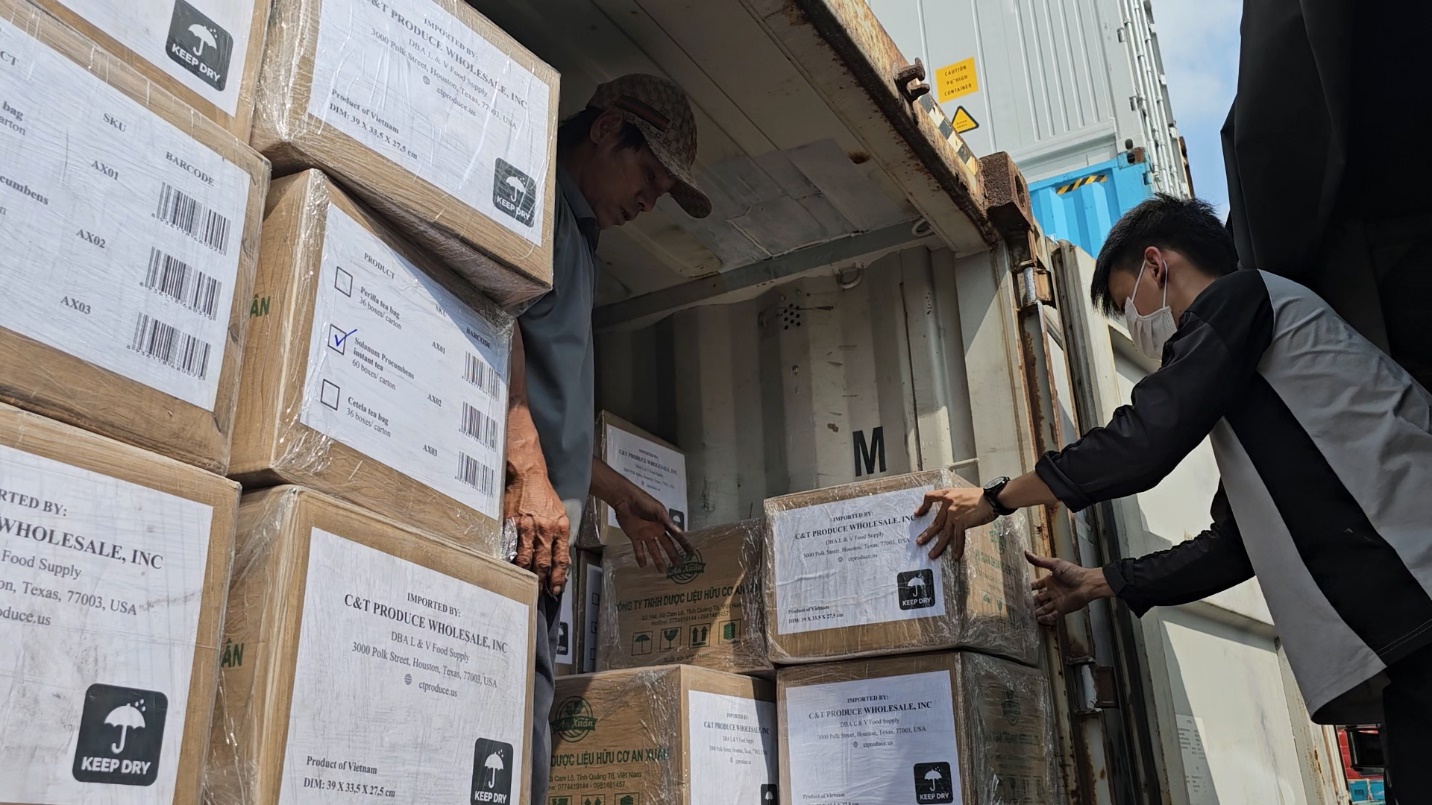 Sản phẩm OCOP xã Cam Lộ lần đầu xuất khẩu chính ngạch sang Mỹ