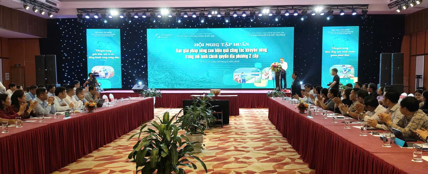 Chuỗi hoạt động nâng cao hiệu quả hoạt động khuyến nông cơ sở trong mô hình chính quyền địa phương 2 cấp