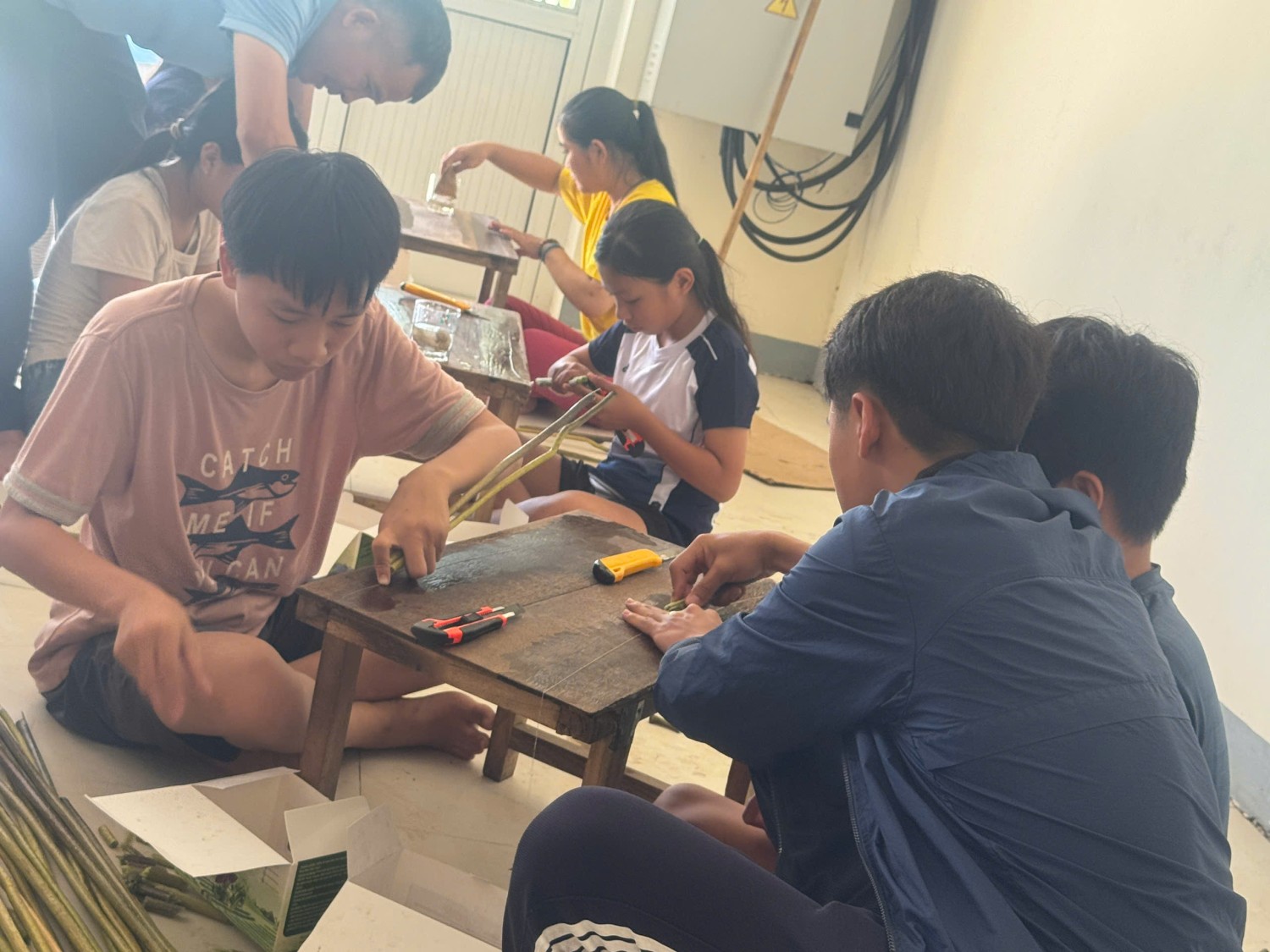 làng nghề tơ sen tại xã Vĩnh Hoàng