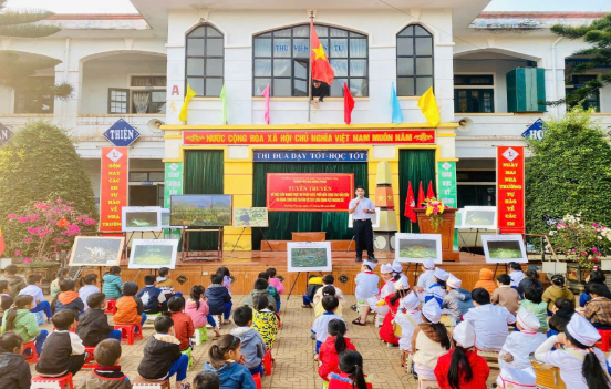 BAN QUẢN LÝ KHU BẢO TỒN THIÊN NHIÊN BẮC HƯỚNG HÓA PHỐI HỢP TUYÊN TRUYỀN CÔNG TÁC BẢO TỒN ĐA DẠNG SINH HỌC VÀ BẢO VỆ ĐỘNG VẬT HOANG DÃ