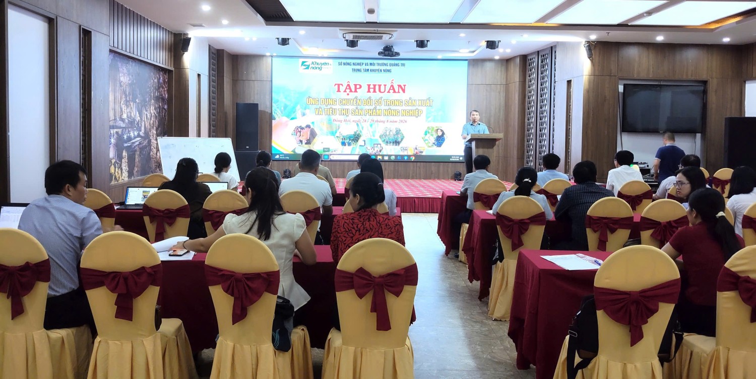 NÂNG CAO NĂNG LỰC CHUYỂN ĐỔI SỐ CHO ĐỘI NGŨ KHUYẾN NÔNG