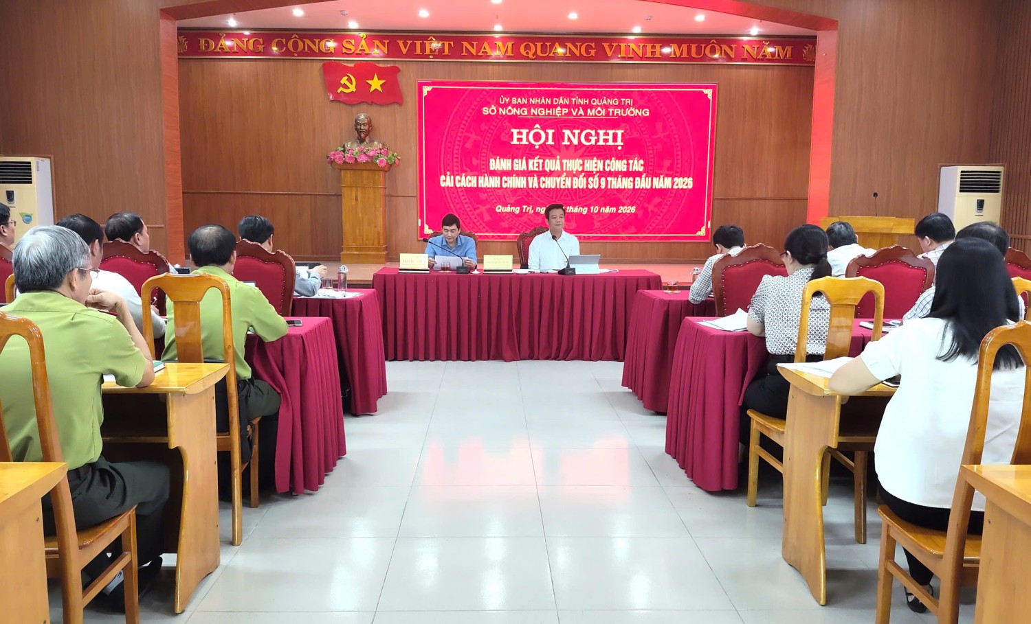 Đánh giá kết quả công tác cải cách hành chính và chuyển đổi số 9 tháng đầu năm 2026