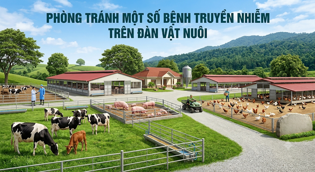 ĐẨY MẠNH CÔNG TÁC PHÒNG, CHỐNG MỘT SỐ BỆNH TRUYỀN NHIỄM TRÊN ĐÀN VẬT NUÔI TRONG CHĂN NUÔI NÔNG HỘ